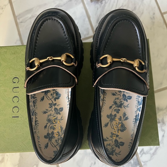Brand new Gucci lug loafer. Never worn. Past return date so selling. - Picture 4 of 16